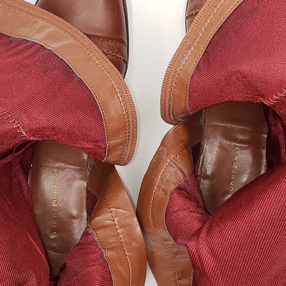 Tommy Hilfiger Tall Riding Boots Cognac… - Picture 7 of 11